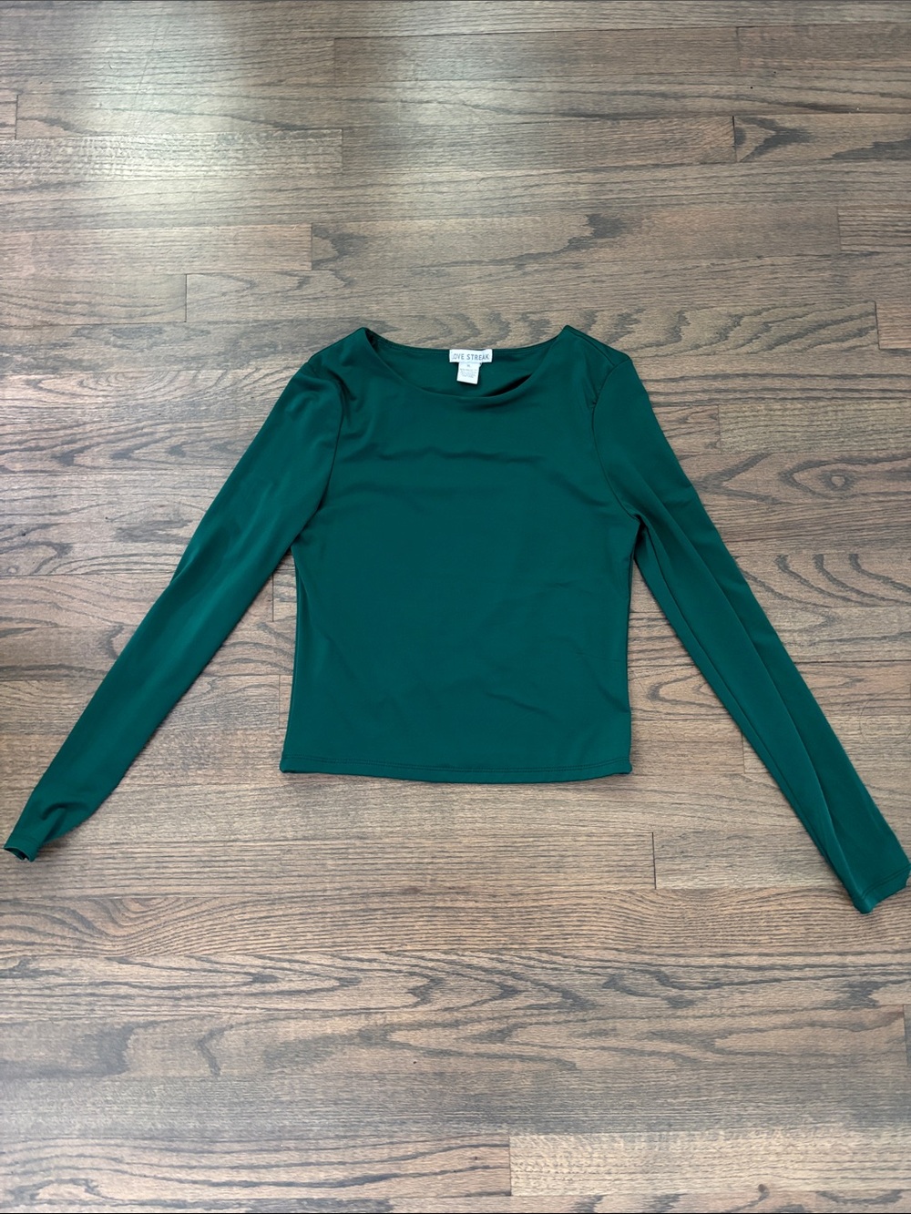 Love Tree Women's Forest Green Long Sleeve Top